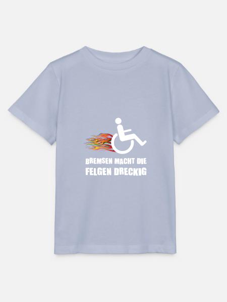 Rollstuhl Behinderung Handicap Rollstuhlfahrer - Stanley/Stella Kinder T-Shirt MINI CREATOR - Lavendel-Violett