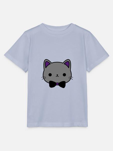 süße katze - Stanley/Stella Kinder T-Shirt MINI CREATOR  - Lavendel-Violett