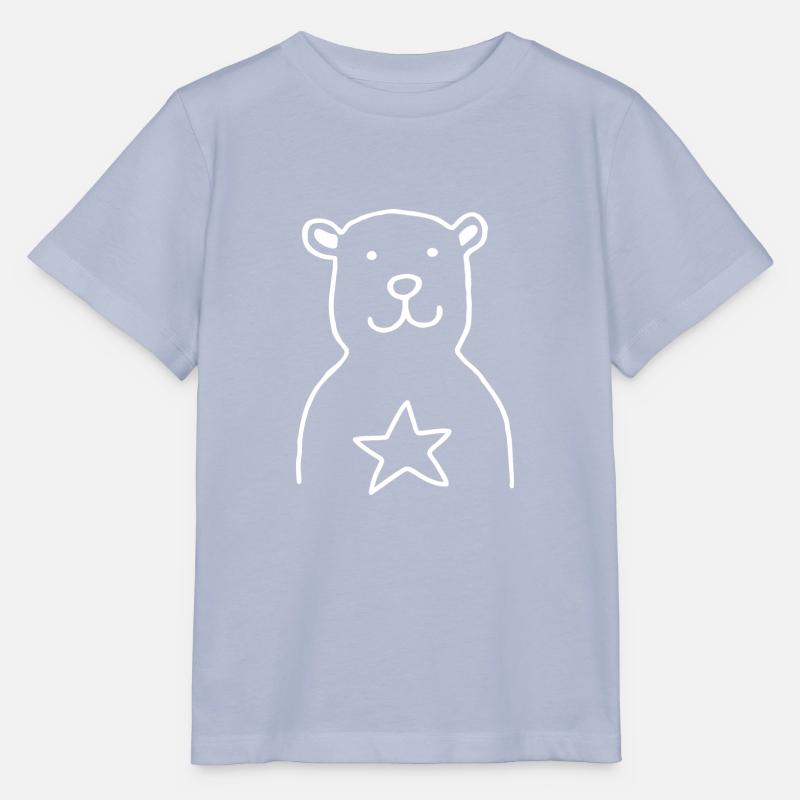 BAER STAR white - Stanley/Stella Kinder T-Shirt MINI CREATOR - Lavendel-Violett