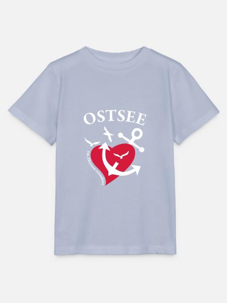 Ostsee - im Herzen verankert - Stanley/Stella Kinder T-Shirt MINI CREATOR - Lavendel-Violett