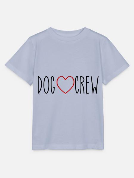 Dog Crew Herz - Stanley/Stella Kinder T-Shirt MINI CREATOR - Lavendel-Violett