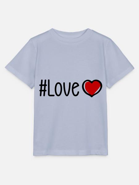 Liebe Herz - Stanley/Stella Kinder T-Shirt MINI CREATOR - Lavendel-Violett