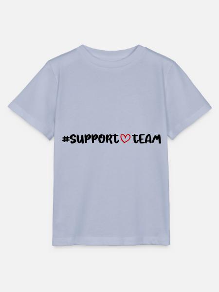 Support Team Herz - Stanley/Stella Kinder T-Shirt MINI CREATOR - Lavendel-Violett