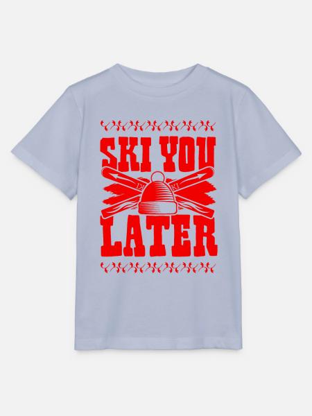 ski skiing - Stanley/Stella Kinder T-Shirt MINI CREATOR  - Lavendel-Violett