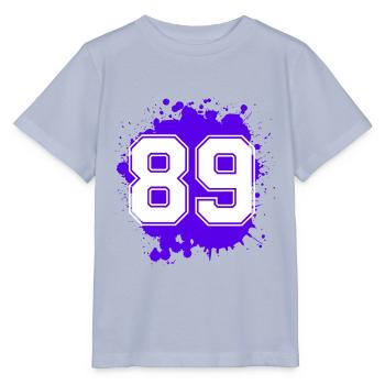 89 Nombre d’objets blob - T-shirt bio MINI CREATOR Stanley/Stella Enfant - lavande-violet - Devant - Braiden (125cm)