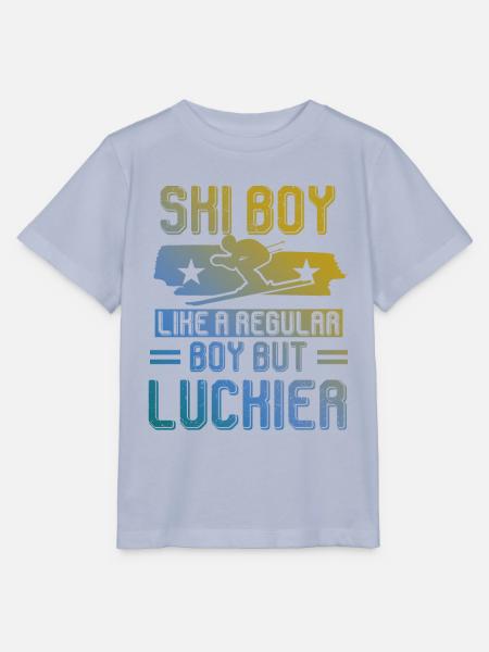 ski junge - Stanley/Stella Kinder T-Shirt MINI CREATOR - Lavendel-Violett