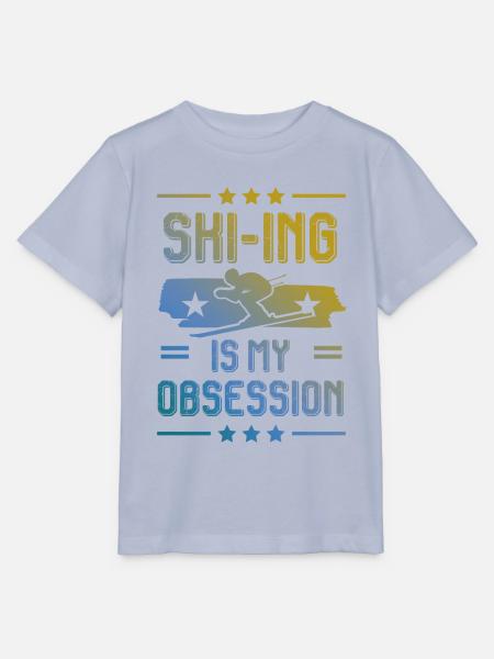 ski skiing - Stanley/Stella Kinder T-Shirt MINI CREATOR - Lavendel-Violett