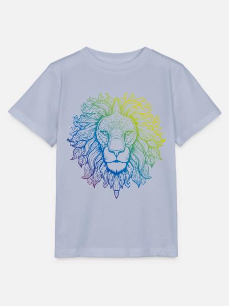 Löwe Mandala Boho - Stanley/Stella Kinder T-Shirt MINI CREATOR - Lavendel-Violett