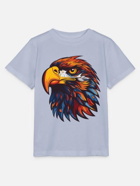 Adler Portrait - Stanley/Stella Kinder T-Shirt MINI CREATOR - Lavendel-Violett