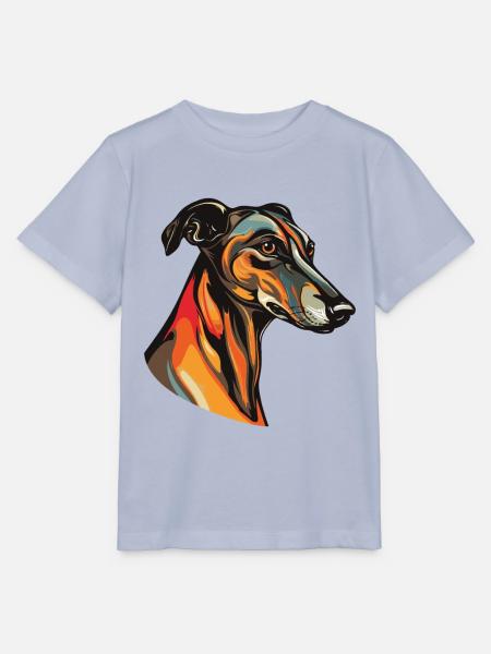 Greyhound Hund Kopf - Stanley/Stella Kinder T-Shirt MINI CREATOR  - Lavendel-Violett