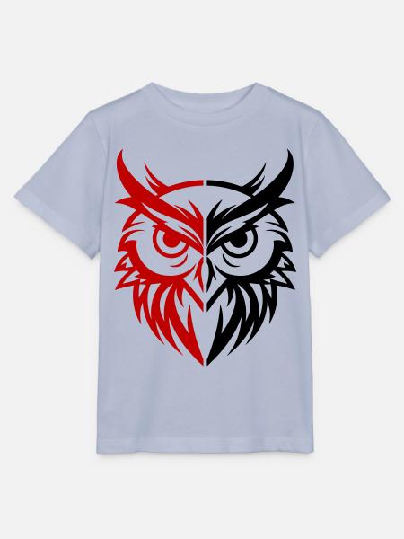 Eule Tier - Stanley/Stella Kinder T-Shirt MINI CREATOR - Lavendel-Violett