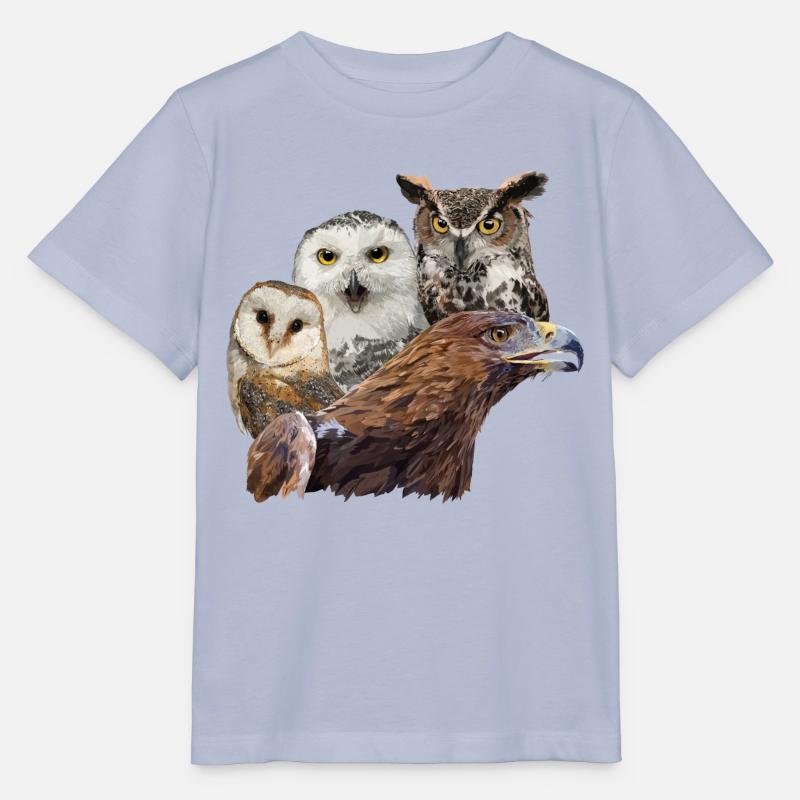 Adler und Eulen - Stanley/Stella Kinder T-Shirt MINI CREATOR - Lavendel-Violett