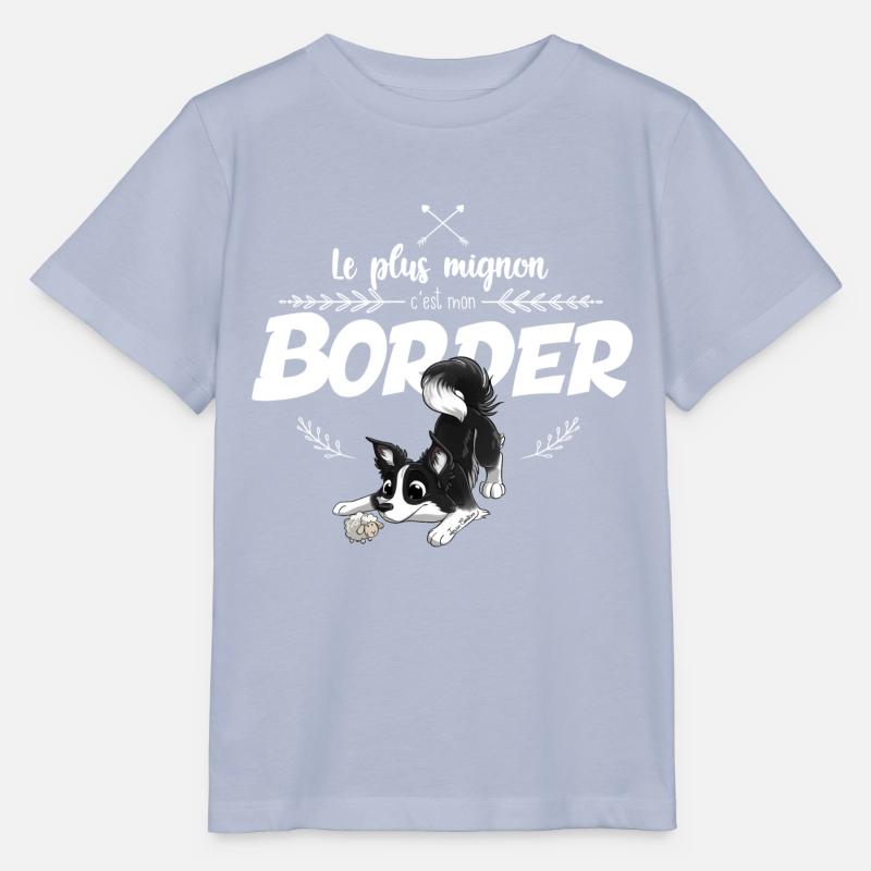 Ce modèle existe aussi avec texte blanc ou noir. - T-shirt bio MINI CREATOR Stanley/Stella Enfant - lavande-violet