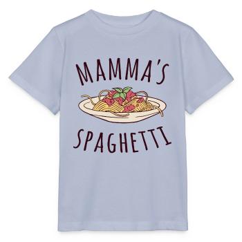 Mamma's Spaghetti - Stanley/Stella Kinder T-Shirt MINI CREATOR  - Lavendel-Violett - Vorne - Braiden (125cm)