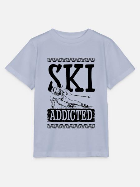 Ski Addicted - Stanley/Stella Kinder T-Shirt MINI CREATOR  - Lavendel-Violett