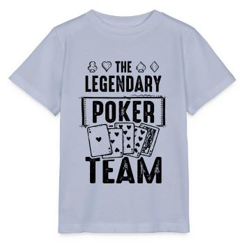 Équipe de poker - T-shirt bio MINI CREATOR Stanley/Stella Enfant - lavande-violet - Devant - Braiden (125cm)