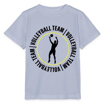 Volleyball Team Verein Spieler - Stanley/Stella Kinder T-Shirt MINI CREATOR  - Lavendel-Violett - Vorne - Braiden (125cm)