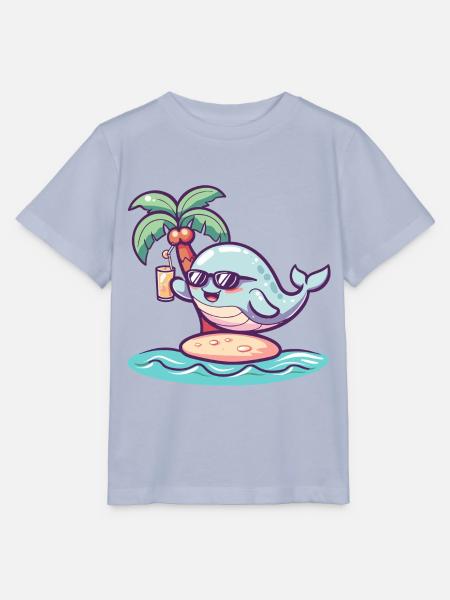 Wal Sommer Strand Urlaub - Stanley/Stella Kinder T-Shirt MINI CREATOR - Lavendel-Violett