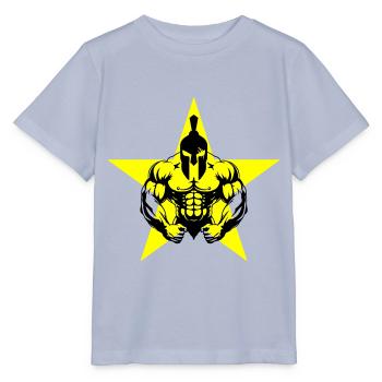 Spartaner Bodybuilder Muskeln - Stanley/Stella Kinder T-Shirt MINI CREATOR  - Lavendel-Violett - Vorne - Braiden (125cm)