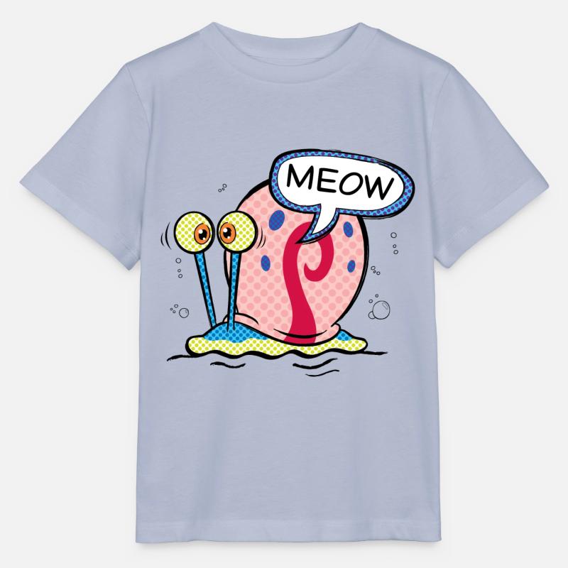 Bob l'Éponge Spongebob Gary l'Escargot - T-shirt bio MINI CREATOR Stanley/Stella Enfant - lavande-violet