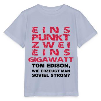 1.21 Gigawatt wie erzeugt man soviel Strom 2farbig - Stanley/Stella Kinder T-Shirt MINI CREATOR  - Lavendel-Violett - Vorne - Braiden (125cm)