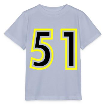 51 Zahl College - Stanley/Stella Kinder T-Shirt MINI CREATOR  - Lavendel-Violett - Vorne - Braiden (125cm)