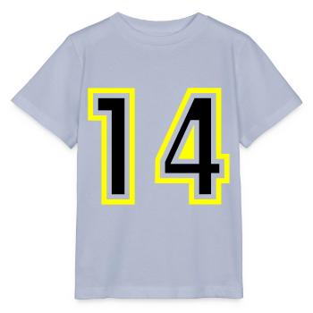 14 Zahl College - Stanley/Stella Kinder T-Shirt MINI CREATOR  - Lavendel-Violett - Vorne - Braiden (125cm)