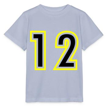 12 Zahl College - Stanley/Stella Kinder T-Shirt MINI CREATOR  - Lavendel-Violett - Vorne - Braiden (125cm)