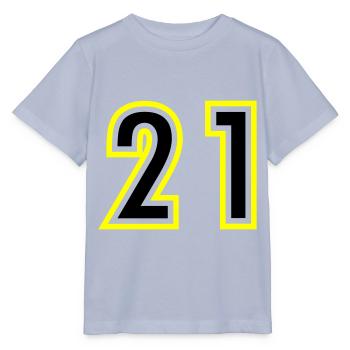 21 Zahl College - Stanley/Stella Kinder T-Shirt MINI CREATOR  - Lavendel-Violett - Vorne - Braiden (125cm)
