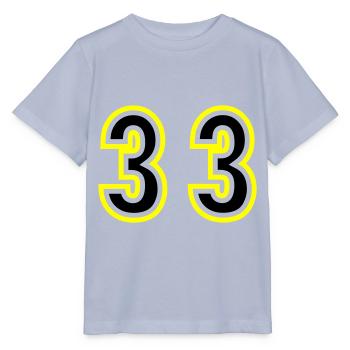 33 Zahl College - Stanley/Stella Kinder T-Shirt MINI CREATOR  - Lavendel-Violett - Vorne - Braiden (125cm)