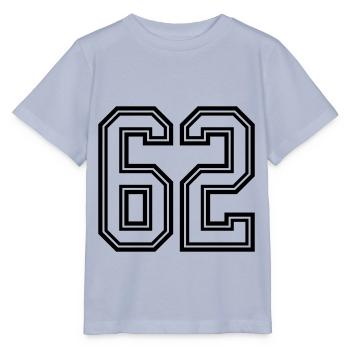 Symbole numérique 62 - T-shirt bio MINI CREATOR Stanley/Stella Enfant - lavande-violet - Devant - Braiden (125cm)