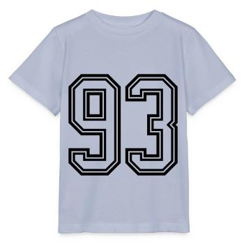 93 Symbole numérique - T-shirt bio MINI CREATOR Stanley/Stella Enfant - lavande-violet - Devant - Braiden (125cm)
