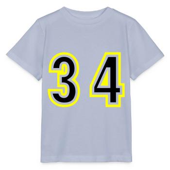 34 Zahl College - Stanley/Stella Kinder T-Shirt MINI CREATOR  - Lavendel-Violett - Vorne - Braiden (125cm)