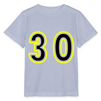 30 Zahl College - Stanley/Stella Kinder T-Shirt MINI CREATOR  - Lavendel-Violett - Vorne - Braiden (125cm)