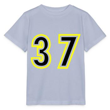 37 Zahl College - Stanley/Stella Kinder T-Shirt MINI CREATOR  - Lavendel-Violett - Vorne - Braiden (125cm)