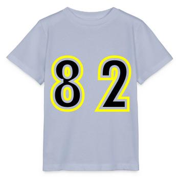 82 Zahl College - Stanley/Stella Kinder T-Shirt MINI CREATOR  - Lavendel-Violett - Vorne - Braiden (125cm)