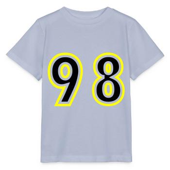 98 Zahl College - Stanley/Stella Kinder T-Shirt MINI CREATOR  - Lavendel-Violett - Vorne - Braiden (125cm)