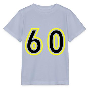 60 Zahl College - Stanley/Stella Kinder T-Shirt MINI CREATOR  - Lavendel-Violett - Vorne - Braiden (125cm)