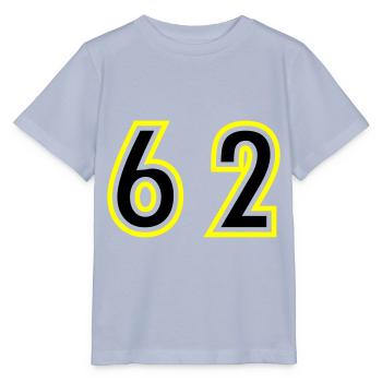 62 Zahl College - Stanley/Stella Kinder T-Shirt MINI CREATOR  - Lavendel-Violett - Vorne - Braiden (125cm)