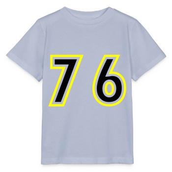 76 Zahl College - Stanley/Stella Kinder T-Shirt MINI CREATOR  - Lavendel-Violett - Vorne - Braiden (125cm)