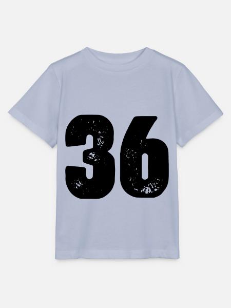 36 Zahl Trikot - Stanley/Stella Kinder T-Shirt MINI CREATOR - Lavendel-Violett
