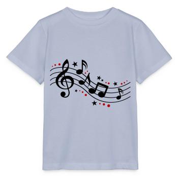 Notes de musique Symboles Musique - T-shirt bio MINI CREATOR Stanley/Stella Enfant - lavande-violet - Devant - Braiden (125cm)