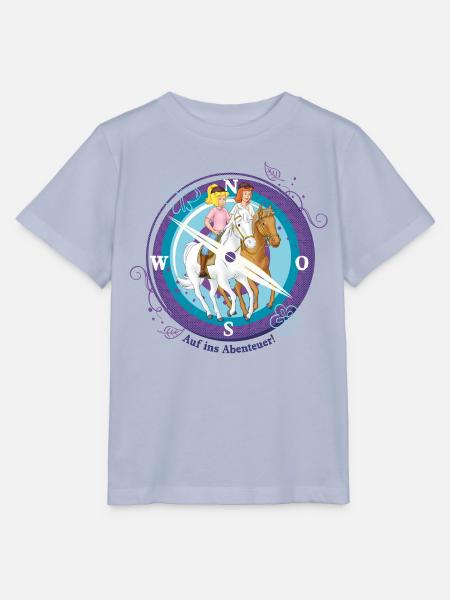 Bibi und Tina 'Auf ins Abenteuer' - Stanley/Stella Kinder T-Shirt MINI CREATOR  - Lavendel-Violett
