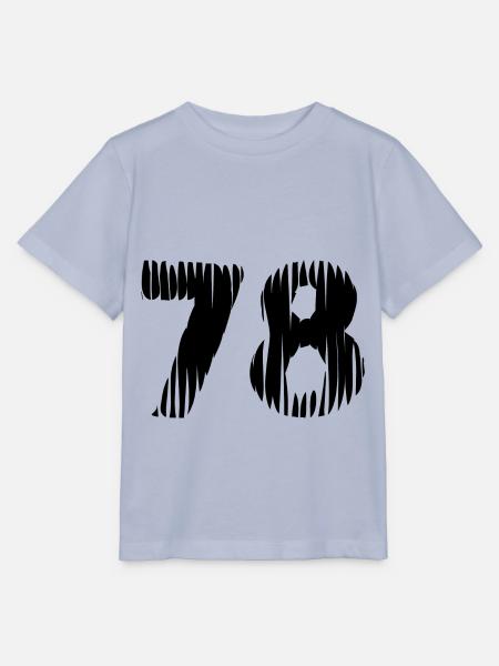 78 Zahl Trikot - Stanley/Stella Kinder T-Shirt MINI CREATOR  - Lavendel-Violett
