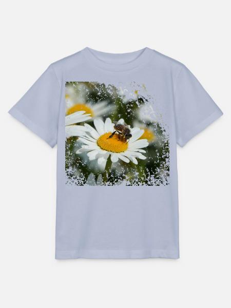 Eine Biene sammelt Pollen - Stanley/Stella Kinder T-Shirt MINI CREATOR - Lavendel-Violett