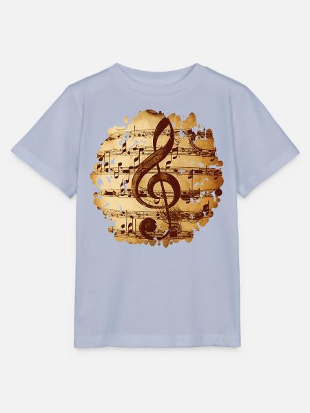 Ohne Notenschlüssel wären Meisterwerke unspielbar - Stanley/Stella Kinder T-Shirt MINI CREATOR - Lavendel-Violett