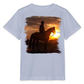 Reiten ist eine alte Tradition - Stanley/Stella Kinder T-Shirt MINI CREATOR  - Lavendel-Violett - Vorne - Braiden (125cm)