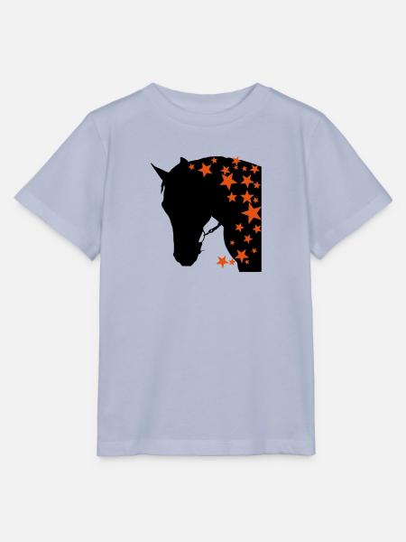 Pferdekopf 6 links Stern - Stanley/Stella Kinder T-Shirt MINI CREATOR - Lavendel-Violett