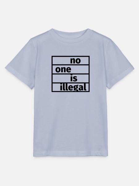 No One is Illegal - Stanley/Stella Kinder T-Shirt MINI CREATOR  - Lavendel-Violett