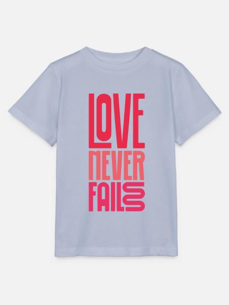 love never fails - Stanley/Stella Kinder T-Shirt MINI CREATOR  - Lavendel-Violett